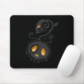 Jack O Lantern Glows Skull Vine Muismat (Met muis)