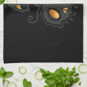 Jack O Lantern Glows Skull Vine Theedoek (Gevouwen)