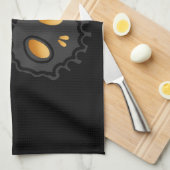 Jack O Lantern Glows Skull Vine Theedoek (Quarter Fold)