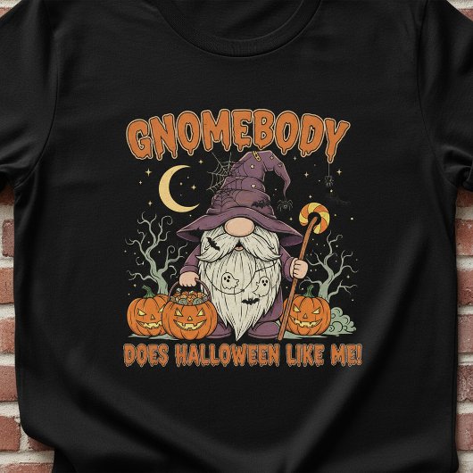 Jack-O’-Lantern Gnome Halloween Shirt –Cute Spooky