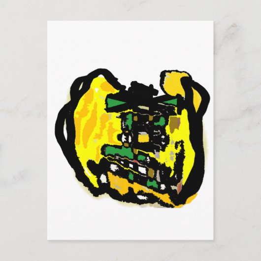 Jack o' lantern Grappig Briefkaart (Voorkant)