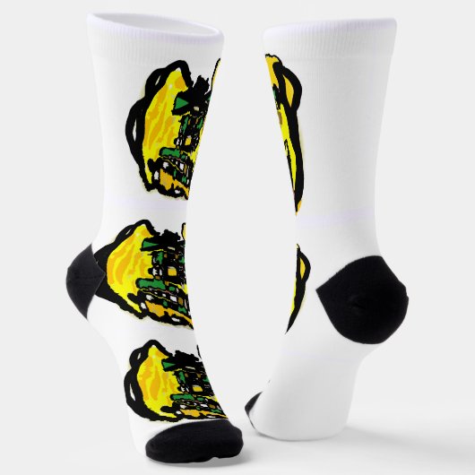 Jack o' lantern Grappig Sokken (Gebogen)