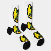 Jack o' lantern Grappig Sokken (Rechts)