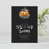 Jack-O' Lantern Griezelfeest Kaart (Staand voorkant)