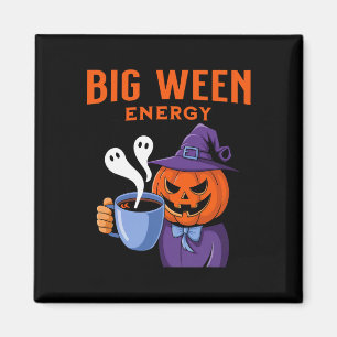 Jack-o-lantern Halloween Big Ween Energie voor Kof Magneet