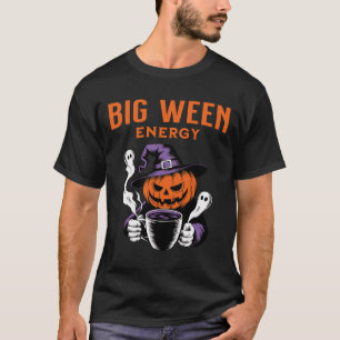 Jack-o-lantern Halloween Big Ween Energie voor Kof T-shirt