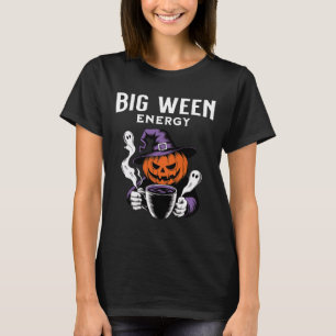 Jack-o-lantern Halloween Big Ween Energie voor Kof T-shirt