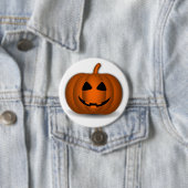 Jack o' Lantern Halloween Button (In situ)