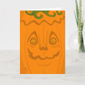 Jack o' Lantern Halloween Card Kaart (Voorkant)