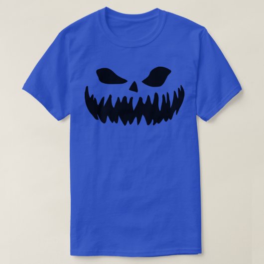 JACK O' LANTERN HALLOWEEN COSTUME SCARY MEAN PUMPK T-SHIRT (Design voorkant)