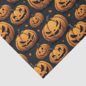 Jack-o’-Lantern Halloween Design Tissuepapier (Detail)