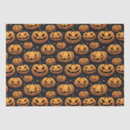 Jack-o’-Lantern Halloween Design Tissuepapier