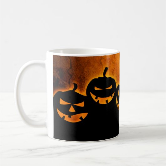 Jack-O-Lantern Halloween griezelige mok (Links)