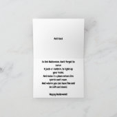 Jack-o-Lantern Halloween Kaart (Binnen)