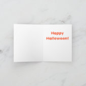 Jack O' Lantern Halloween Kaart (Binnen)