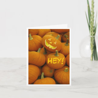Jack O' Lantern Halloween Kaart