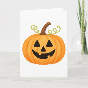Jack-o'-Lantern Halloween Kaart