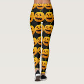 Jack-O-Lantern Halloween Leggings Pumpkin Pants (Achterkant)