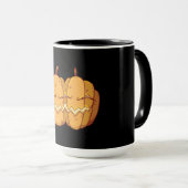 Jack O Lantern Halloween ontwerp Mok (Voorkant rechts)