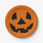 Jack-O'-Lantern Halloween Papier Bord (Voorkant)