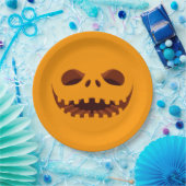 Jack o' Lantern Halloween Party Papieren Bordje (Feest)