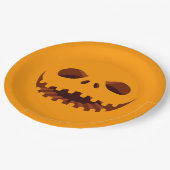 Jack o' Lantern Halloween Party Papieren Bordje (Gekanteld)