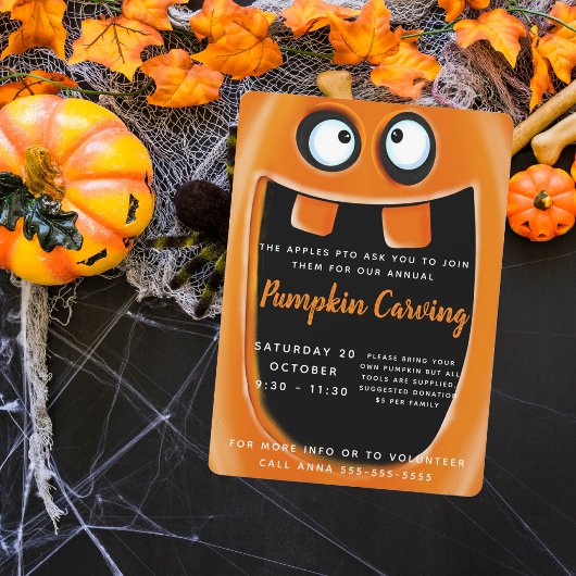 Jack O Lantern Halloween pompoensnijfeest Kaart