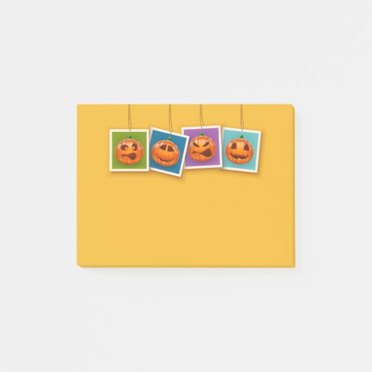 Jack-O-Lantern Halloween Post-It Notes (Voorkant)