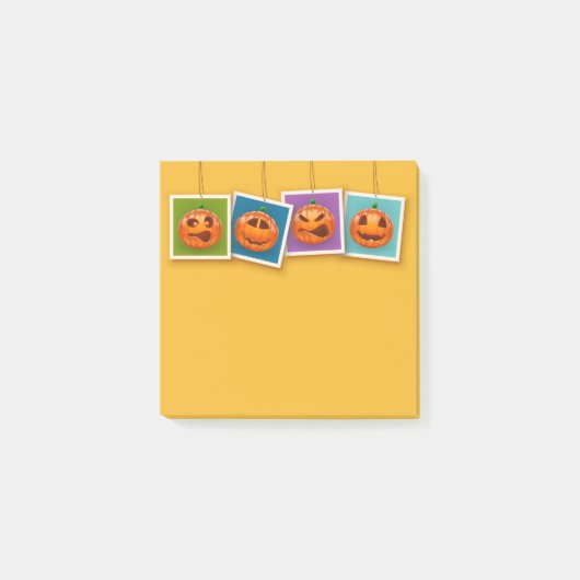 Jack-O-Lantern Halloween Post-It Notities Post-it® Notes (Voorkant)