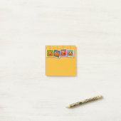 Jack-O-Lantern Halloween Post-It Notities Post-it® Notes (Op bureau)
