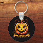 Jack-O-Lantern Halloween Pumpkin Sleutelhanger (Voorkant)