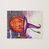 Jack o lantern Halloween Puzzle Legpuzzel (Horizontaal)