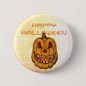 Jack-O-Lantern Halloween Ronde Button 5,7 Cm (Voorkant)
