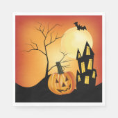 Jack O' Lantern Halloween Servet (Voorkant)