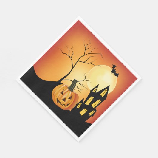 Jack O' Lantern Halloween Servet (Hoek)