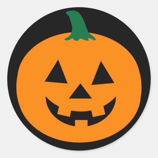 Jack O Lantern Halloween sticker (Voorkant)