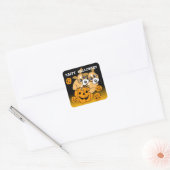 Jack O Lantern Halloween Sticker Chihuahau 1 (Envelop)