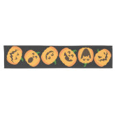 Jack o' lantern Halloween Table Runner Korte Tafelloper (Horizontaal)