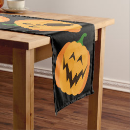 Jack o' lantern Halloween Table Runner Korte Tafelloper