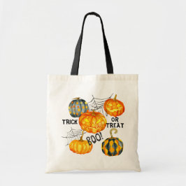 Jack O Lantern Halloween Trick or treat Tote Bag