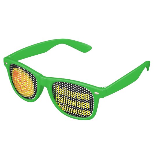 Jack O Lantern Halloween Triple Retro Zonnebril (Gekanteld)