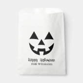 JACK O LANTERN HAPPY HALLOWEEN FAMILIENAAM BEDANKZAKJE (Voorkant)