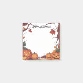 Jack O Lantern Happy Halloween Post-it® Notes (Voorkant)