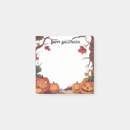 Jack O Lantern Happy Halloween Post-it® Notes