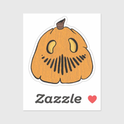Jack O' Lantern - Happy Jack Sticker (Vel)