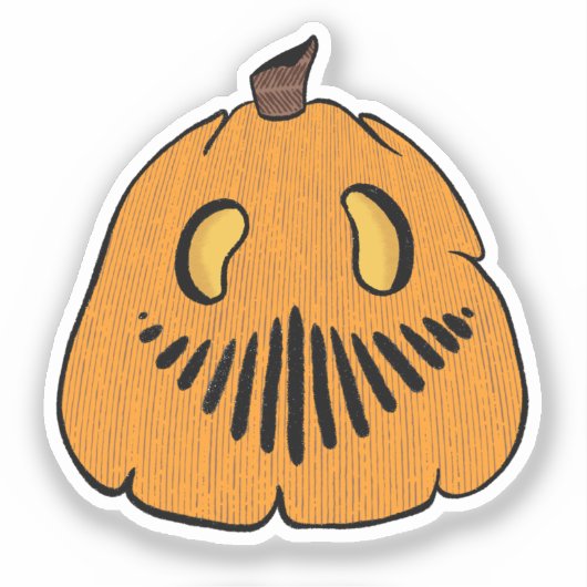 Jack O' Lantern - Happy Jack Sticker (Voorkant)