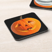 Jack-O-Lantern Hard Plastic 6 Onderzetters (Linkerzijde)