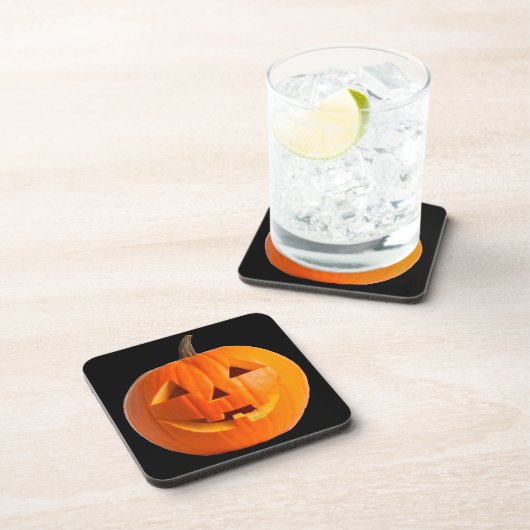 Jack-O-Lantern Hard Plastic 6 Onderzetters (Rechterzijde)