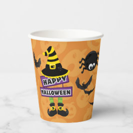 Jack o' Lantern Heksenbord Halloween Papieren Bekers