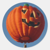 Jack-O-Lantern heteluchtballon Sticker (Voorkant)